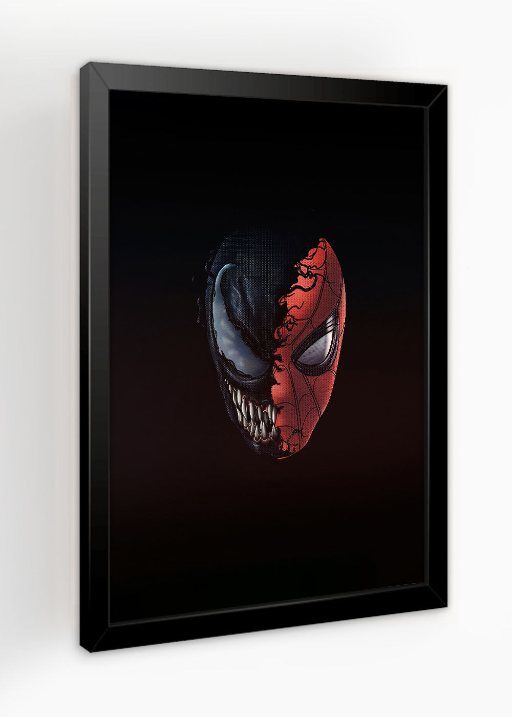 Quadro Decorativo Venom x Homem aranha - Com vidro
