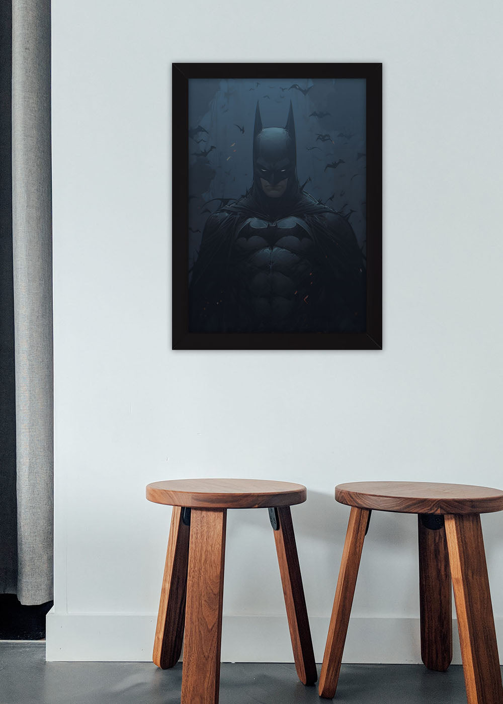 Quadro Decorativo Batman - DC - Com vidro