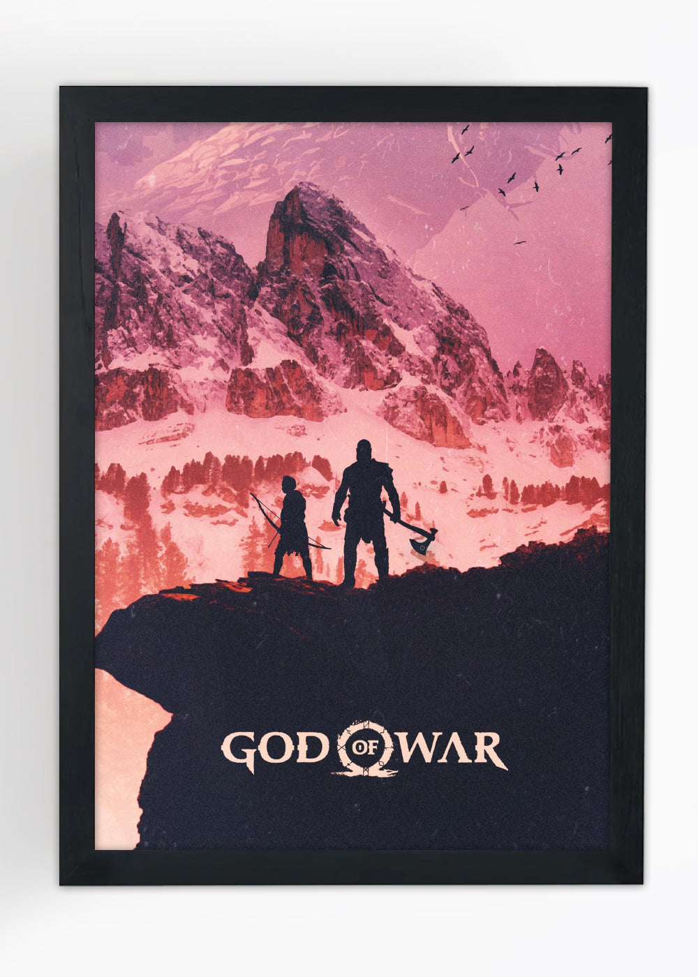 Quadro God of War O jogo - Com vidro