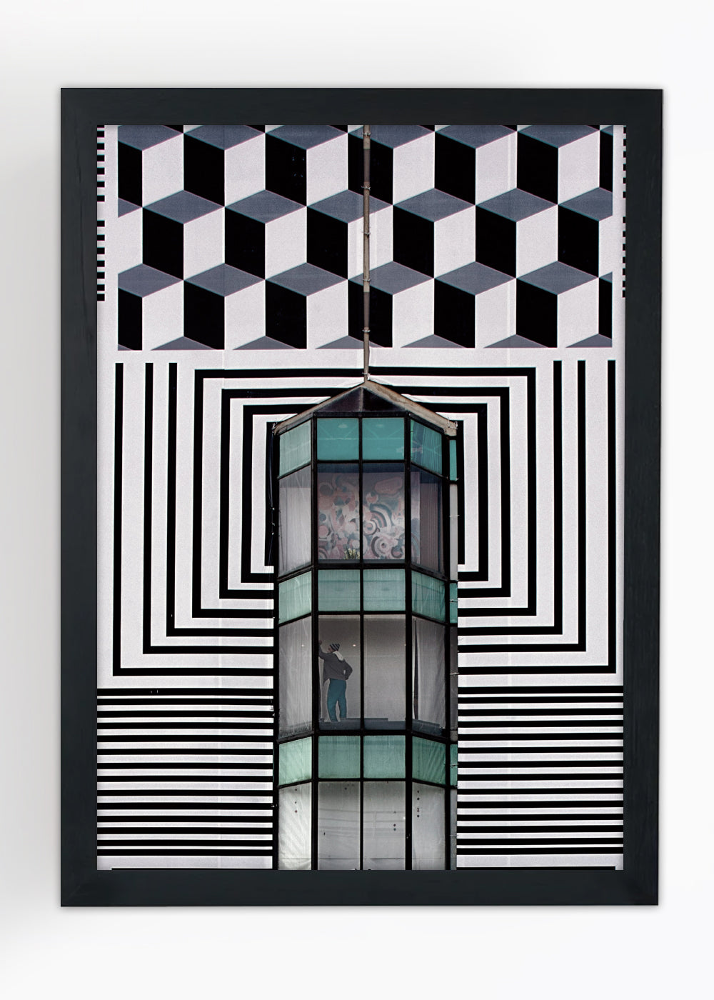 Quadro Pintura Abstrata - Com vidro