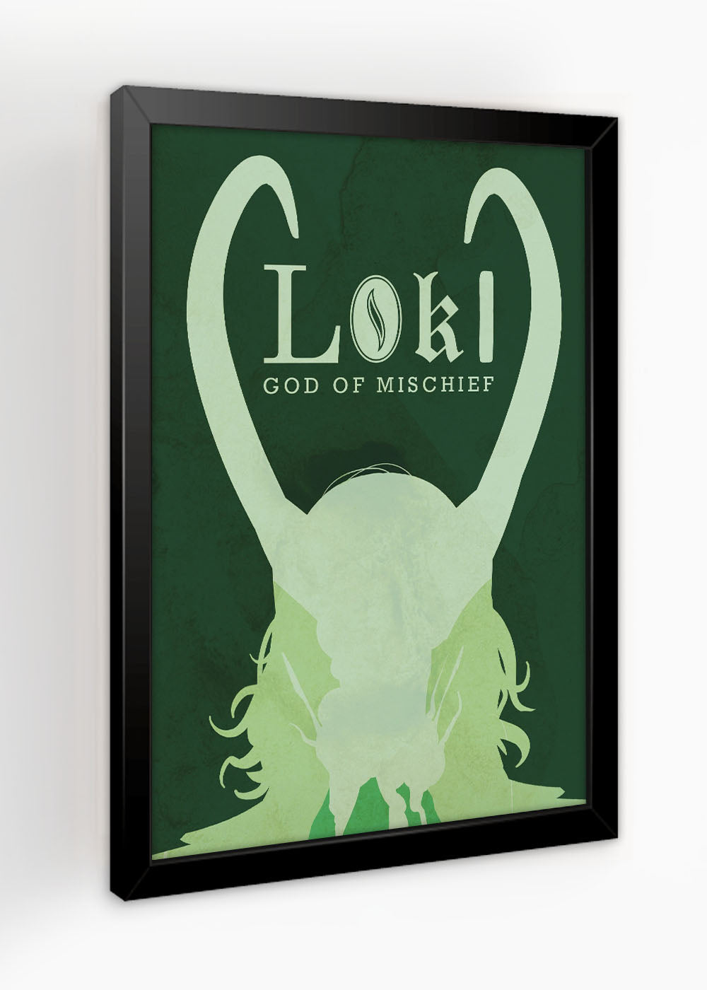 Quadro Decorativo Marvel - Loki - Com vidro