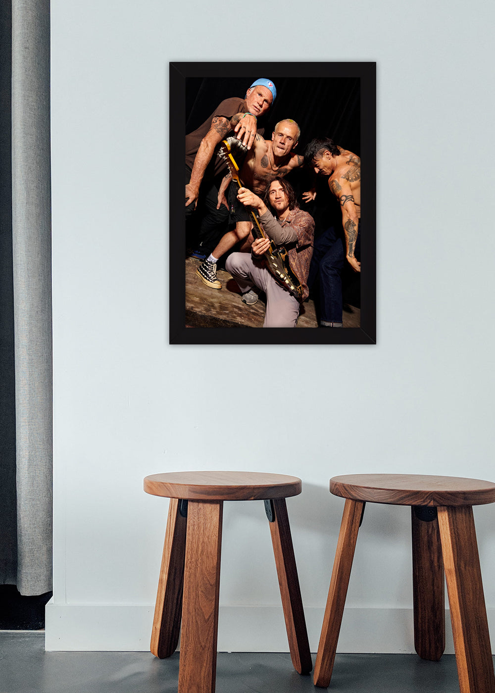 Quadro Red hot Chilli Pepers - Com vidro