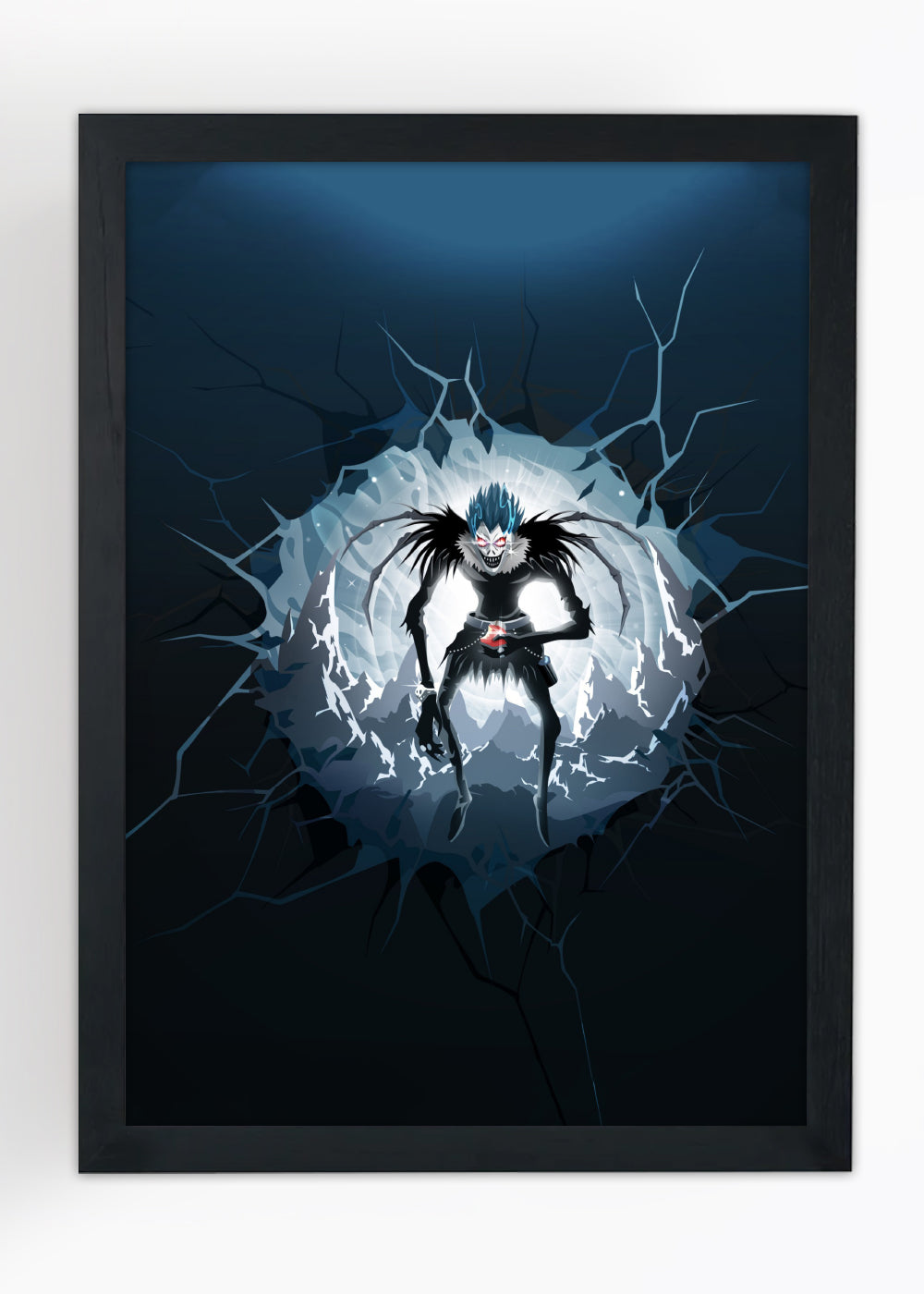 Quadro Decorativo Death Note - Ryuk - Com vidro