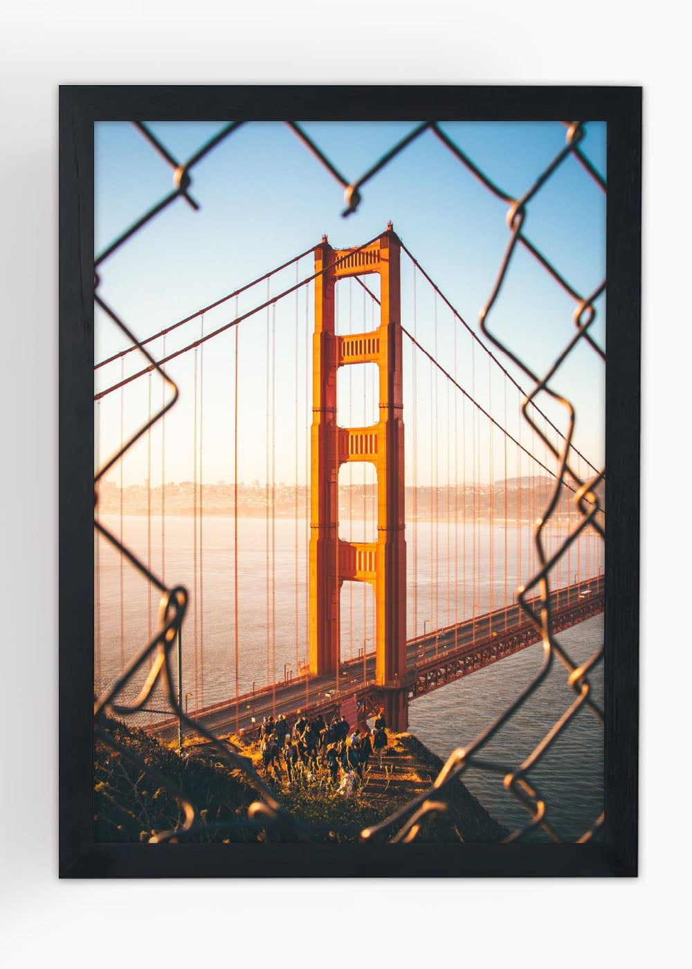 Quadro Decorativo A Ponte da Esperança - Com vidro