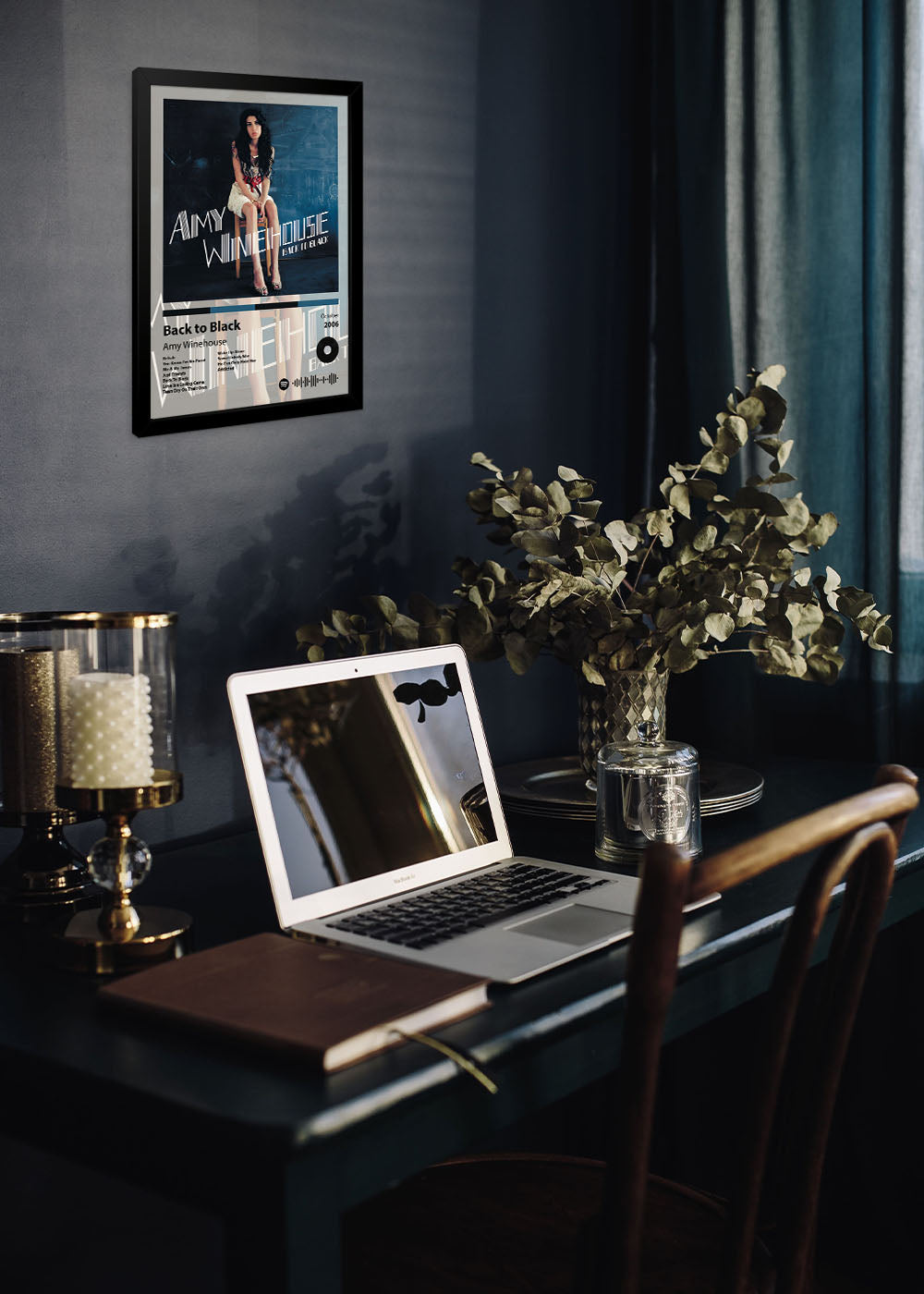 Quadro Decorativo Back To Black - Amy Winehouse