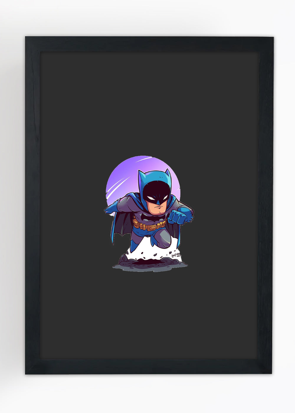 Quadro Decorativo Batman - DC - Com vidro