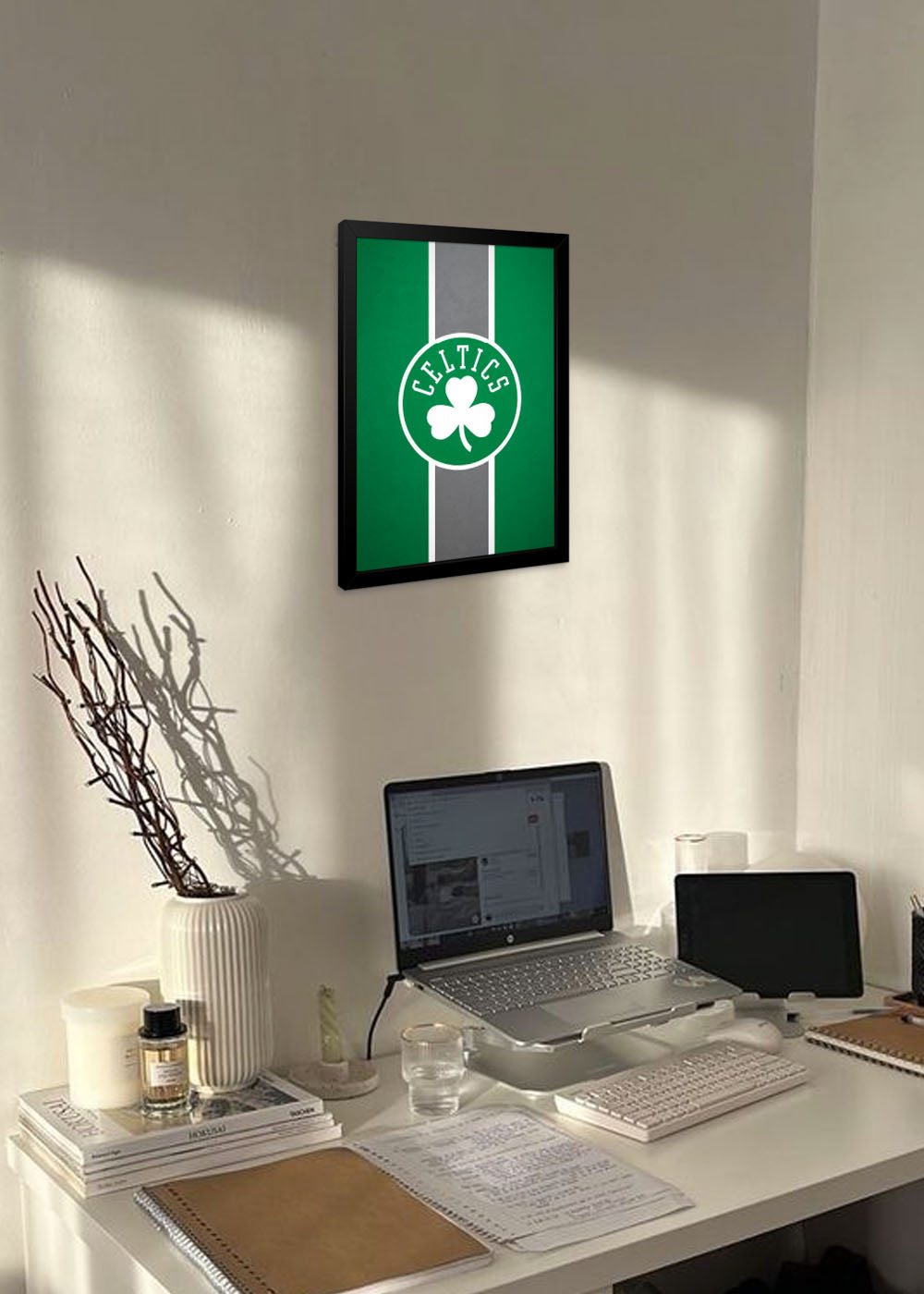 Quadro Boston Celtics - Com vidro