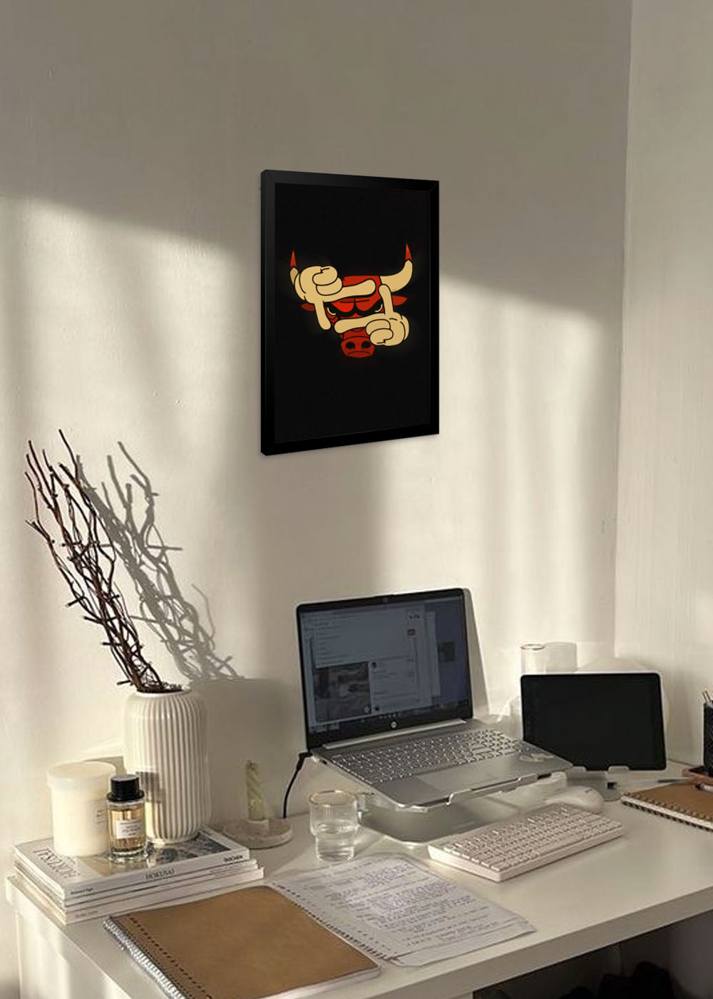 Quadro Chicago Bulls - Com vidro