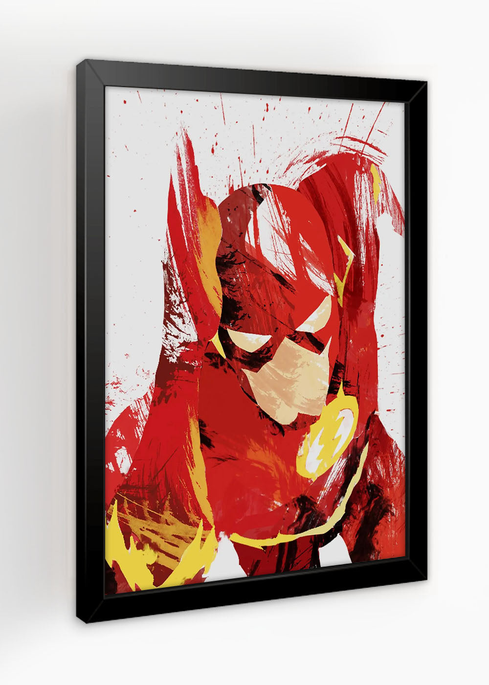 Quadro Decorativo The Flash arte - DC - Com vidro
