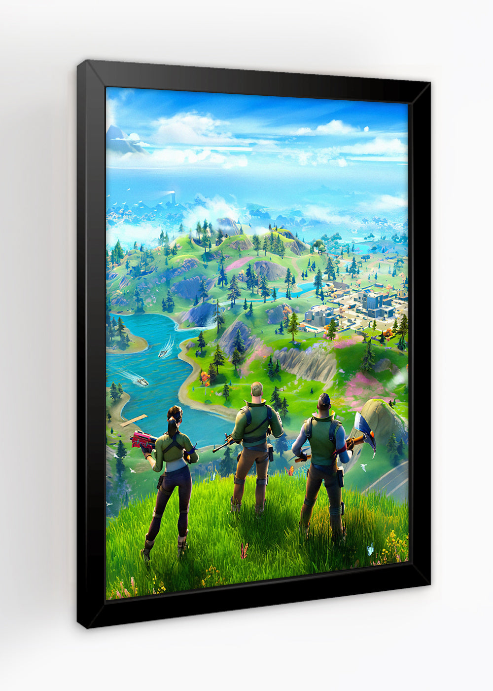 Quadro Fortnite O jogo - Com vidro