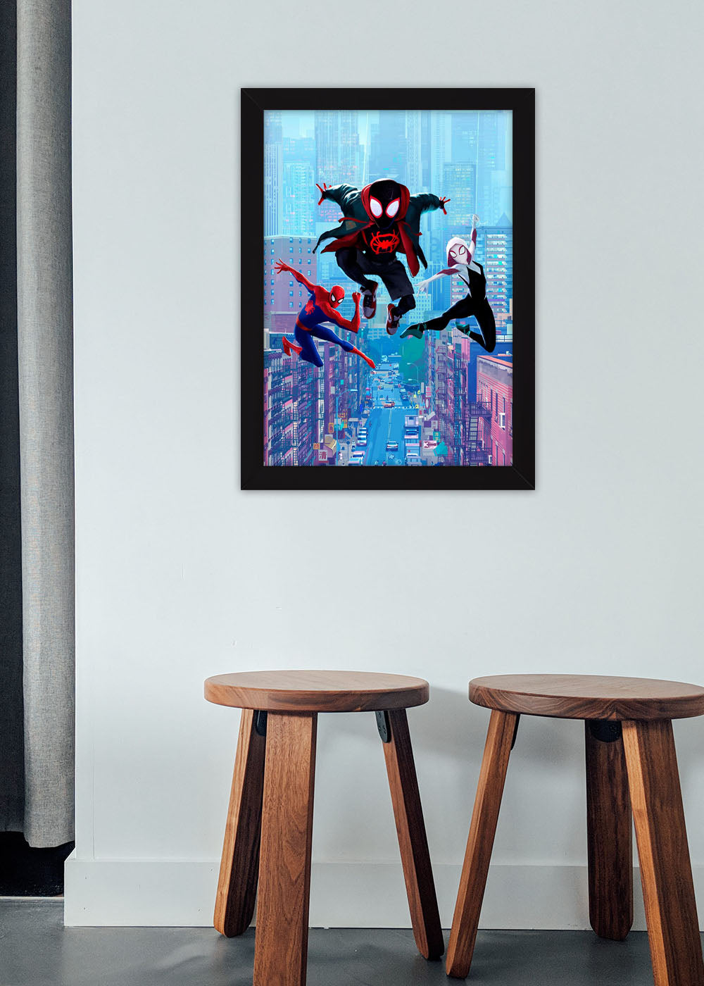 Quadro Decorativo Heroi Marvel - Homem Aranha - Com vidro