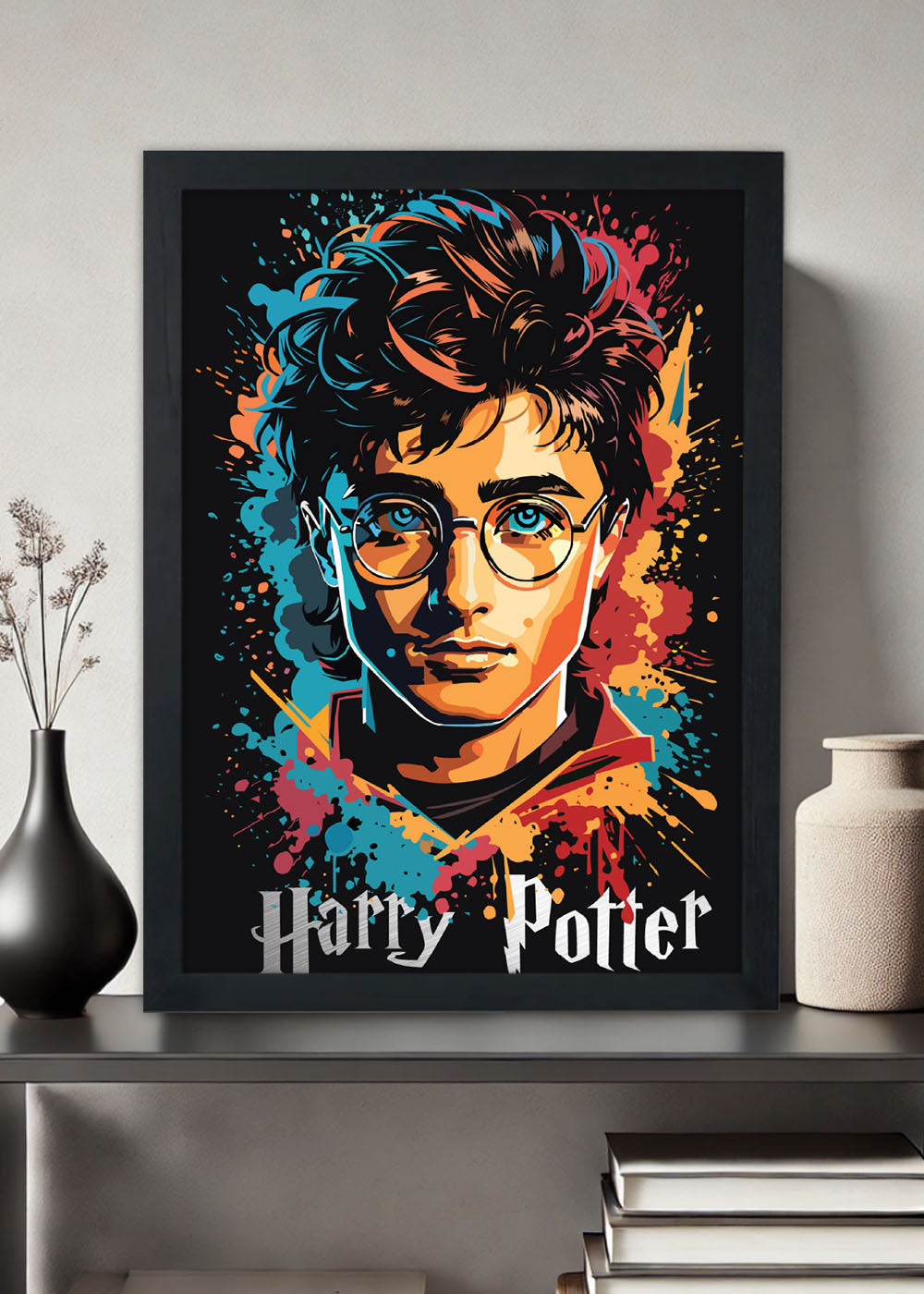 Quadro Decorativo Harry Potter - Com vidro