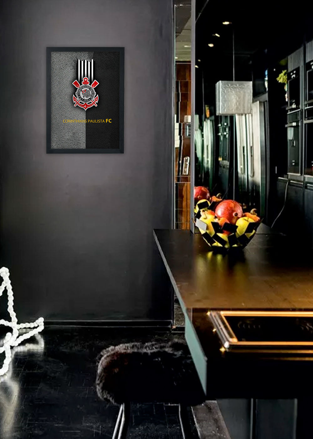 Quadro Corinthians - Com vidro