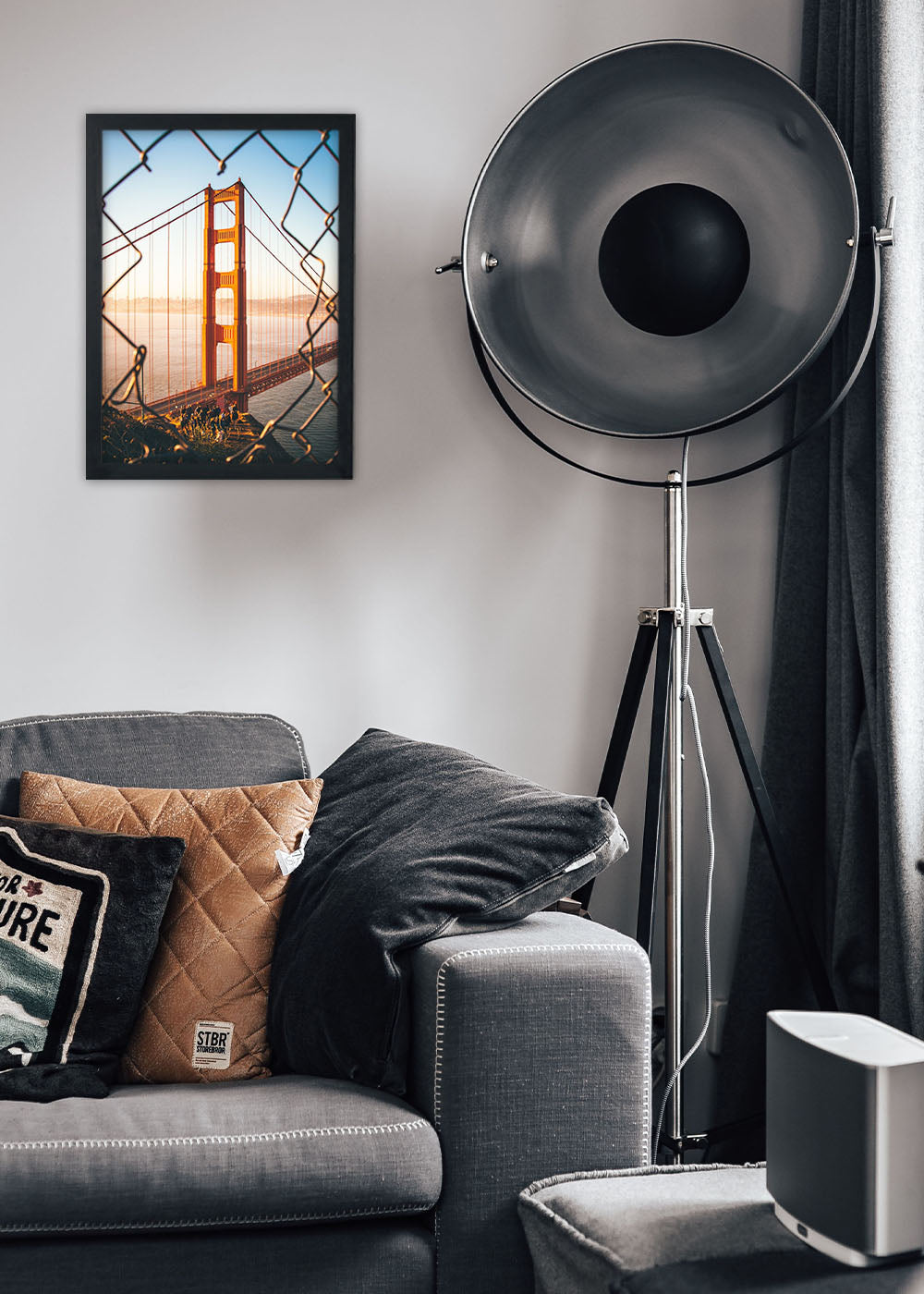 Quadro Decorativo A Ponte da Esperança - Com vidro