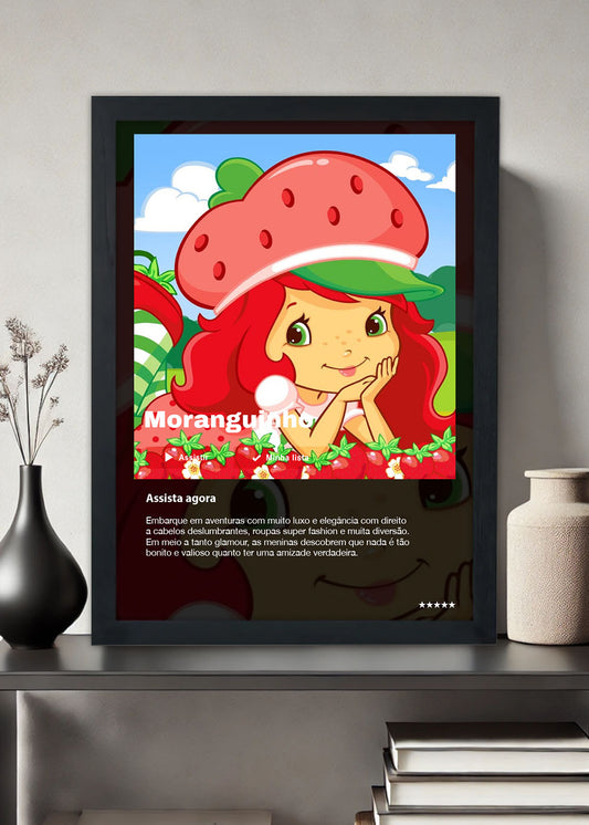 Quadro Decorativo Moranguinho - Com vidro