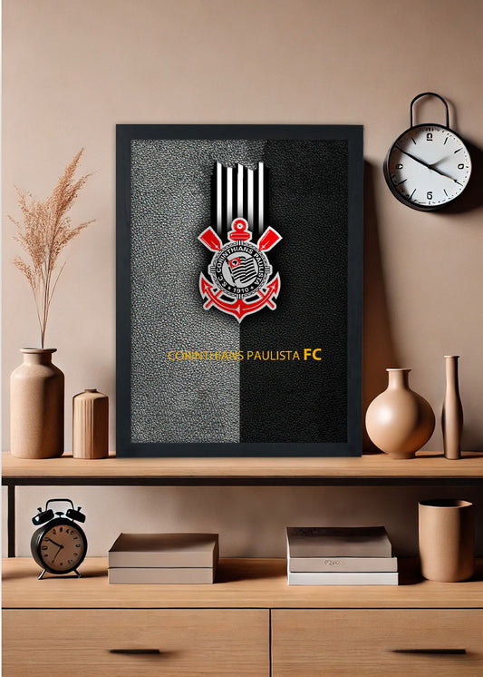 Quadro Corinthians - Com vidro