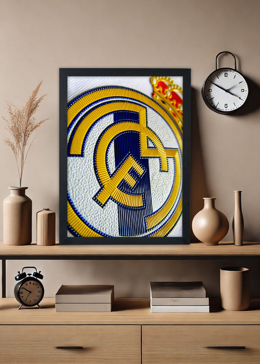 Quadro Logo do Real Madrid - Com vidro