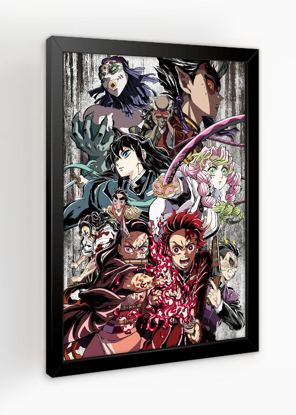 Quadro Decorativo Demon Slayer Kimetsu no Yaiba - Com Vidro