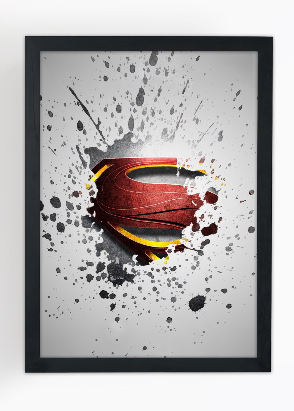 Quadro Decorativo Super man - Com vidro