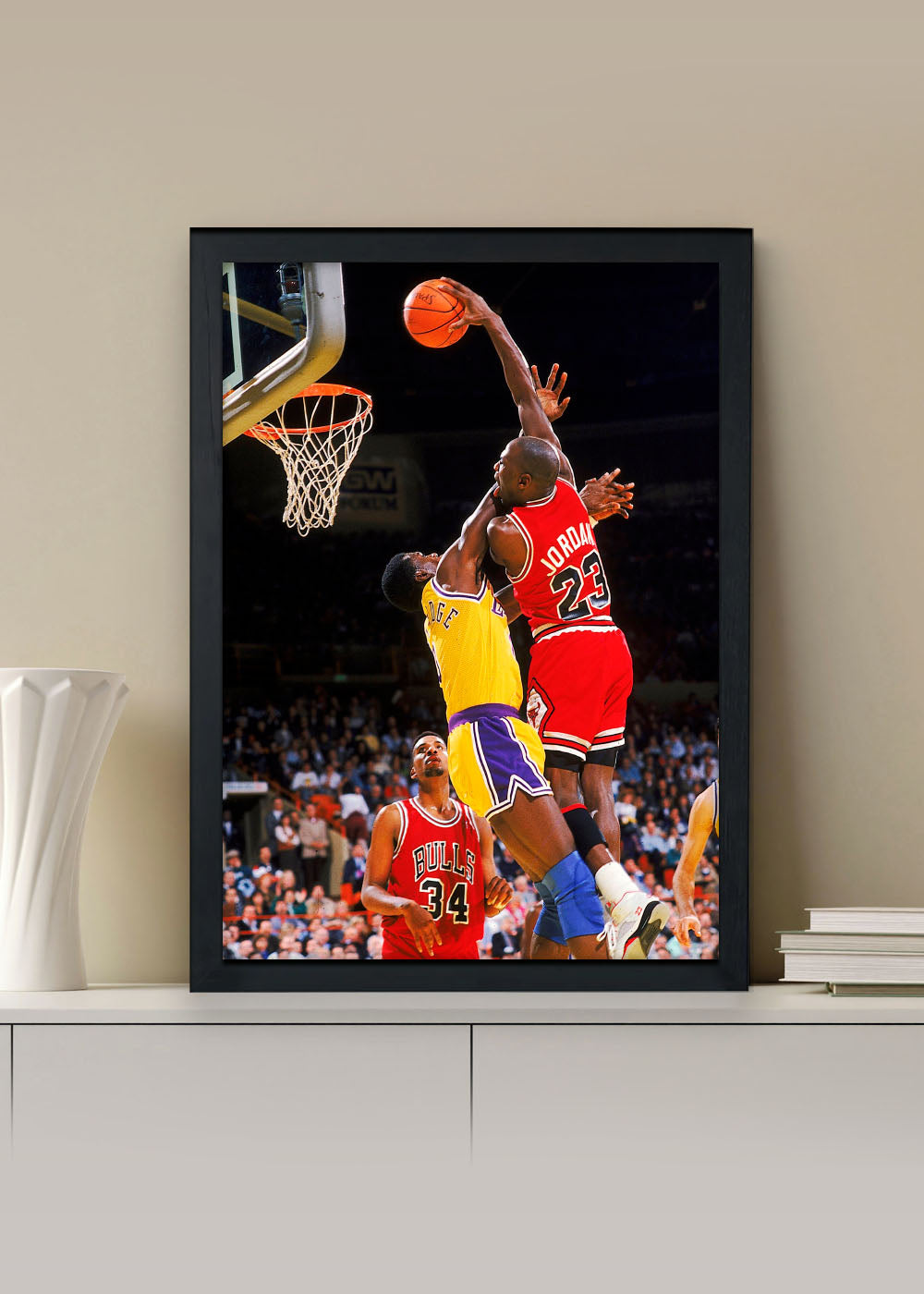 Quadro Michael Jordan Chicago Bulls - Com vidro