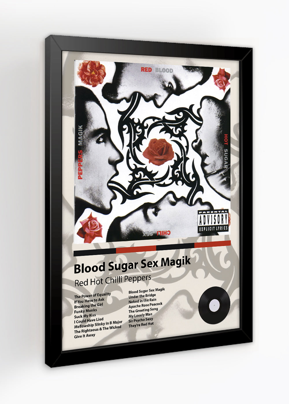 Quadro Blood Sugar... - Red Hot Chili Peppers - Com vidro