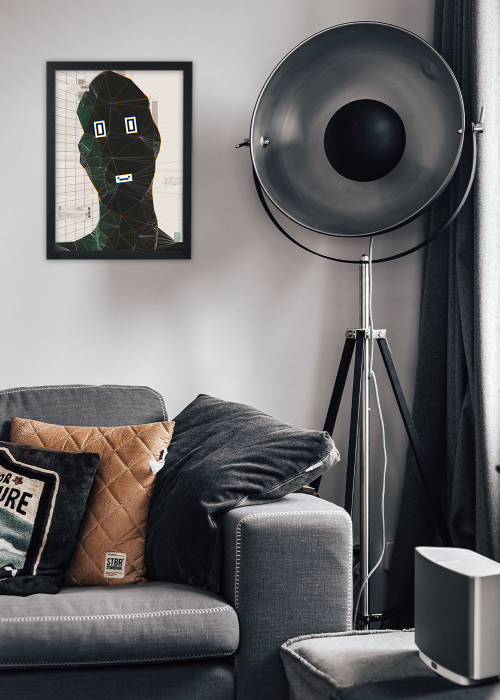 Quadro Decorativo O caos - Com vidro