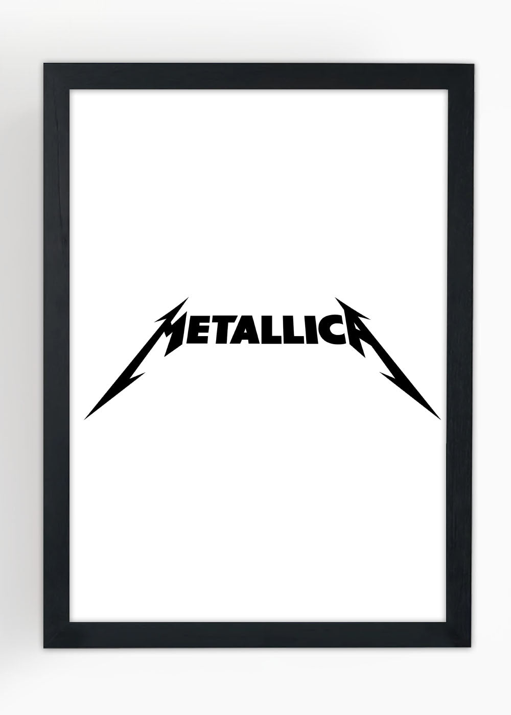 Quadro A banda Metallica - Com vidro