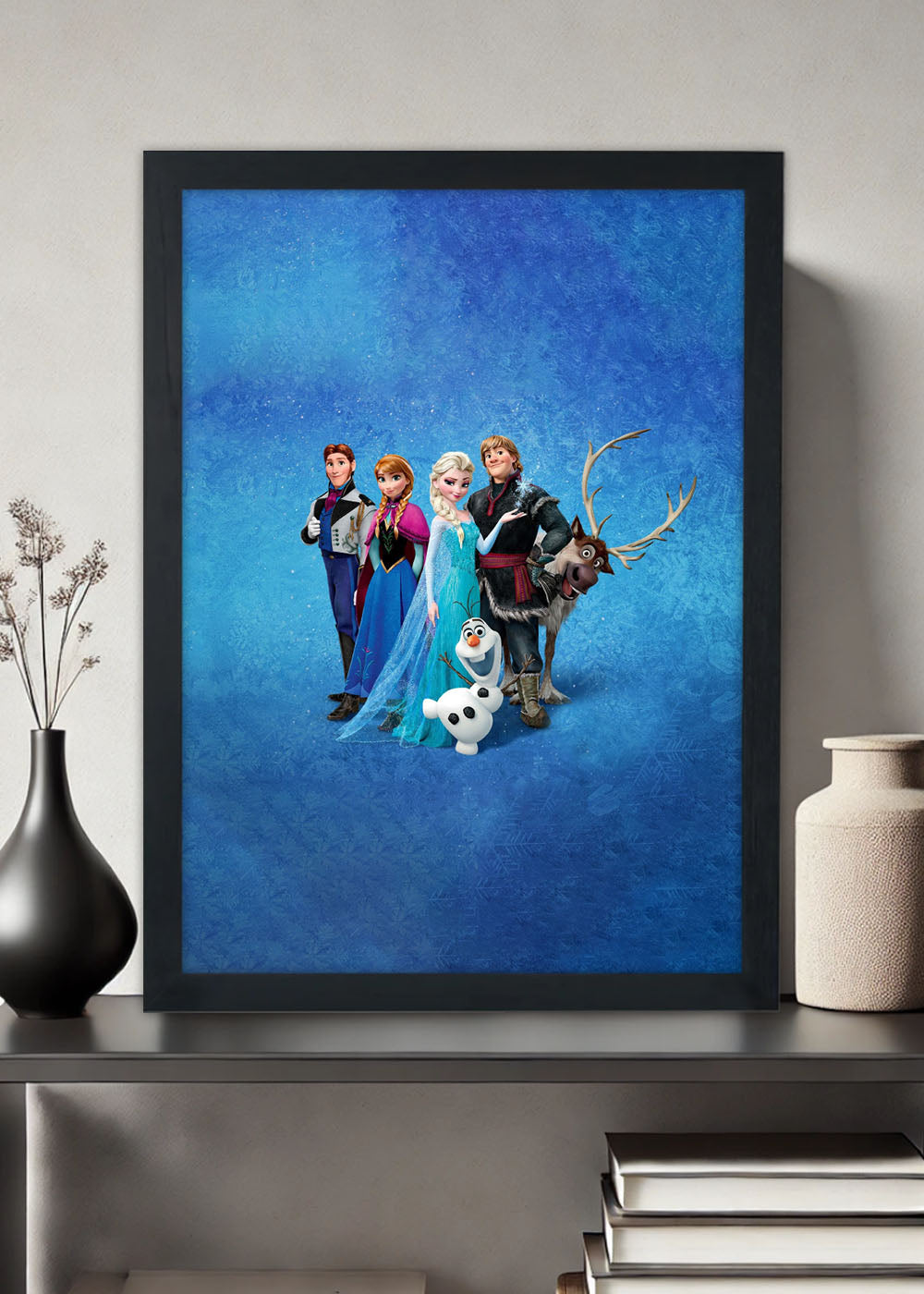 Quadro Decorativo Frozen - Com vidro