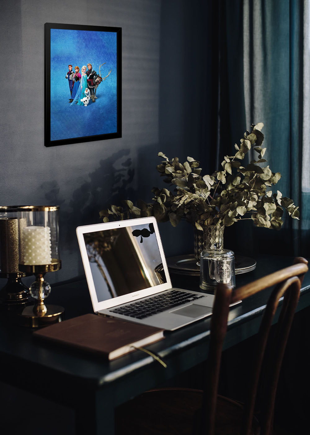 Quadro Decorativo Frozen - Com vidro