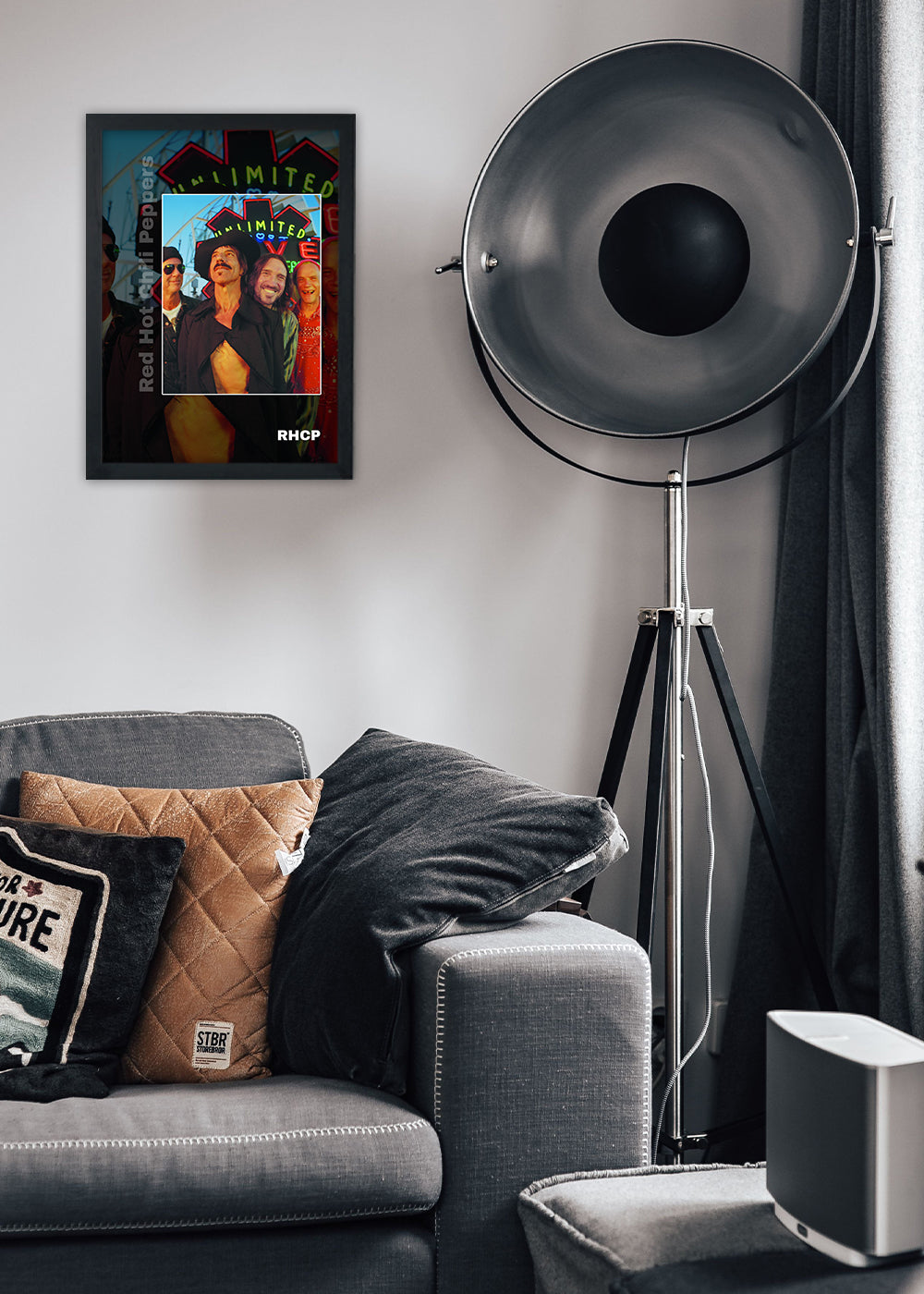 Quadro Red Hot Chili Peppers Not The One - Com vidro