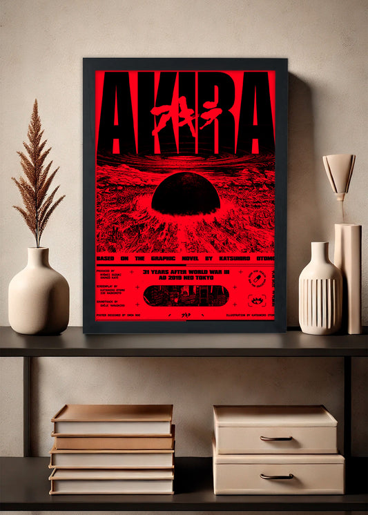 Quadro Decorativo Akira - Com vidro