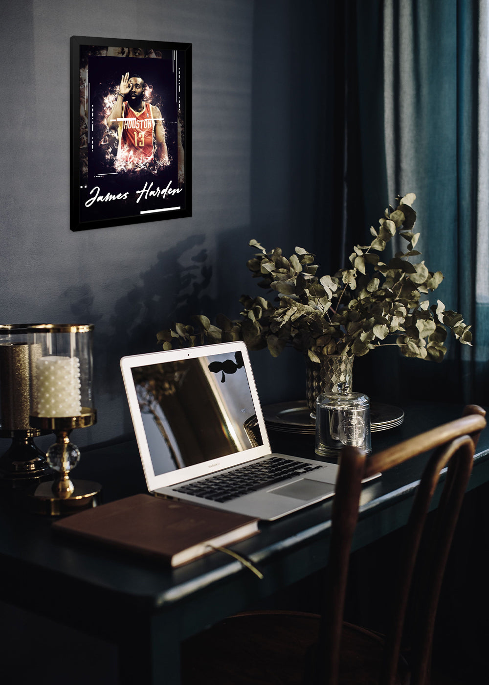 Quadro Decorativo James Harden - Com vidro