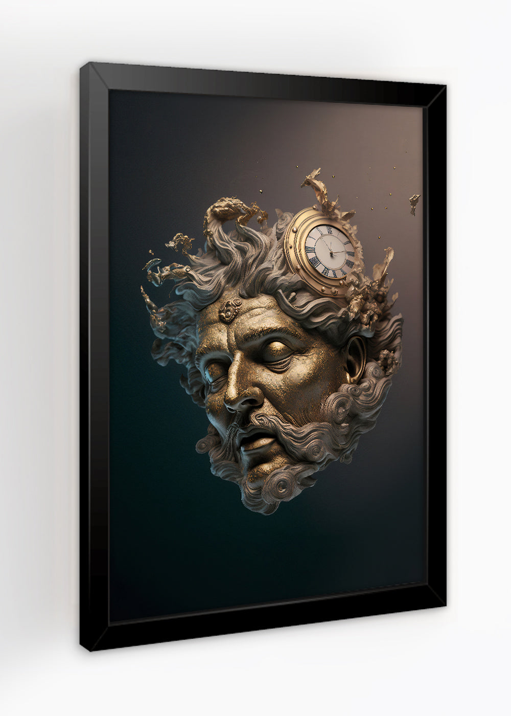 Quadro Decorativo Deus mitológico Abstratos - Com vidro