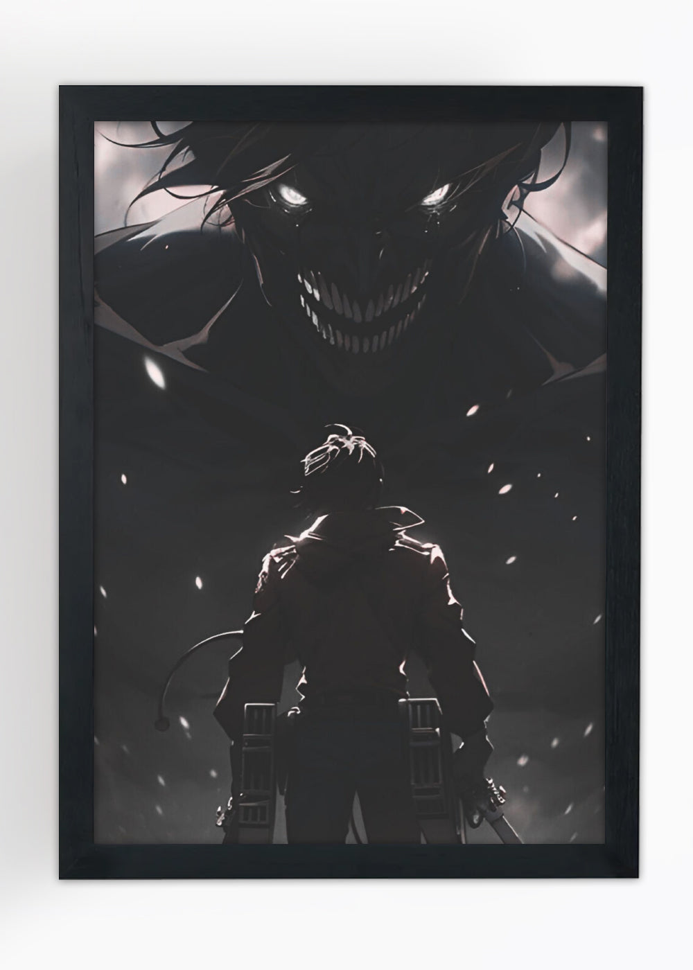 Quadro Decorativo Attack on Titan - Levi - Com vidro
