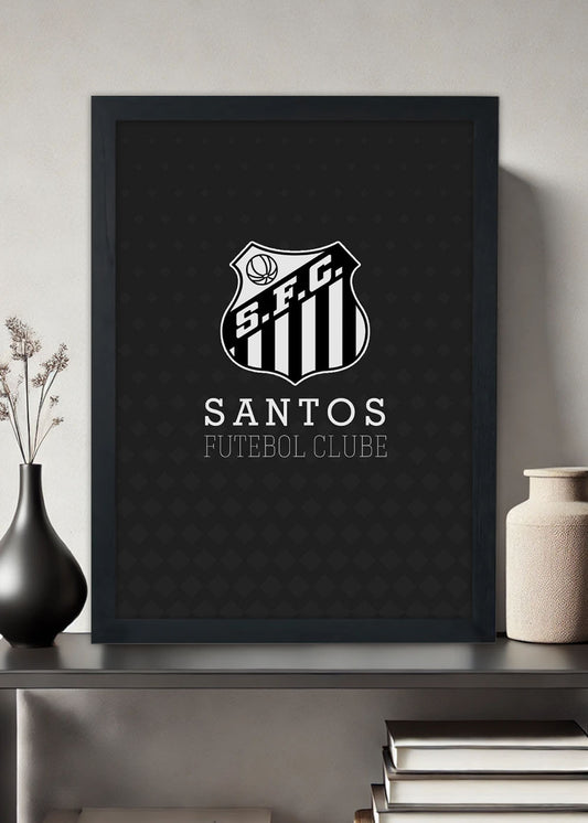 Quadro Santos Futebol Club - Com vidro