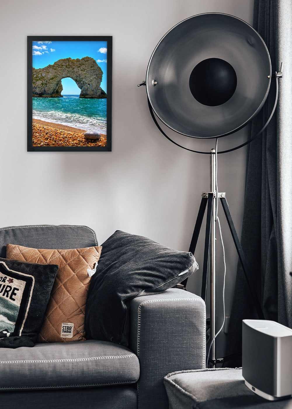 Quadro Paisagens A pedra da esperança - Com vidro