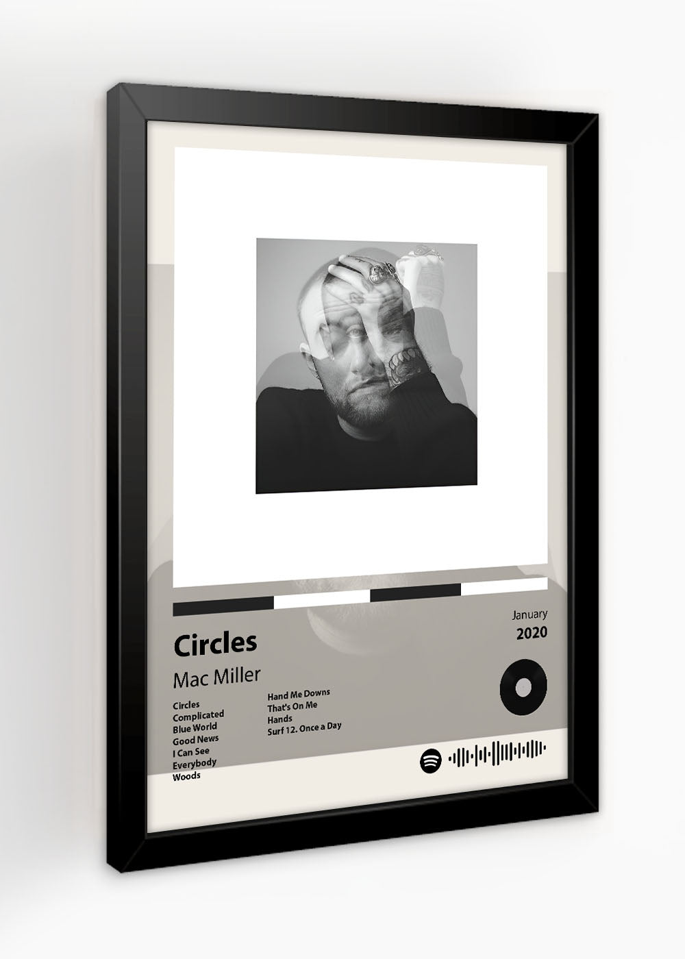 Quadro Decorativo Circles - Mac Miller