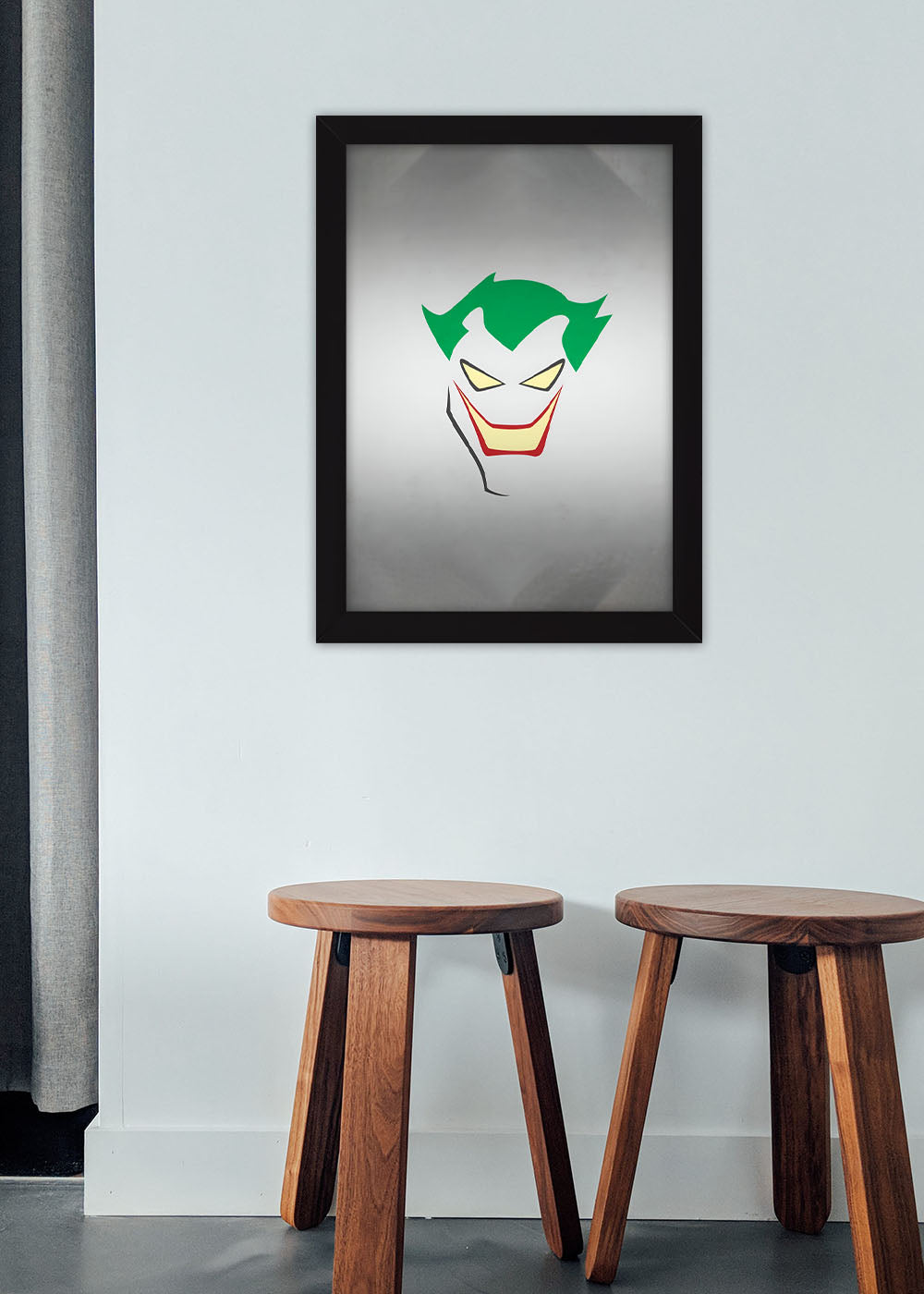 Quadro Decorativo Coringa - DC - Com vidro