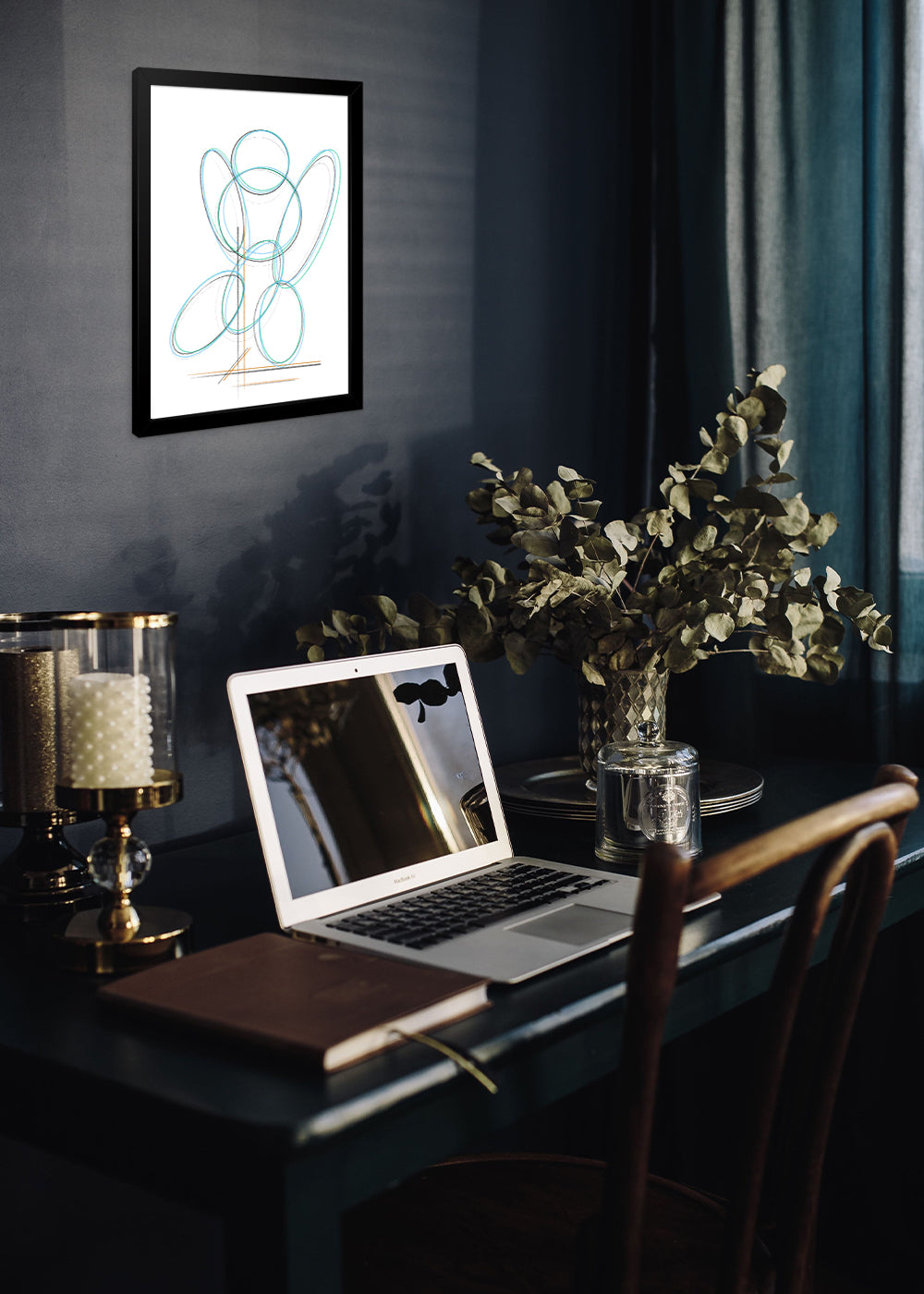 Quadro Decorativo O poder da arte - Com vidro