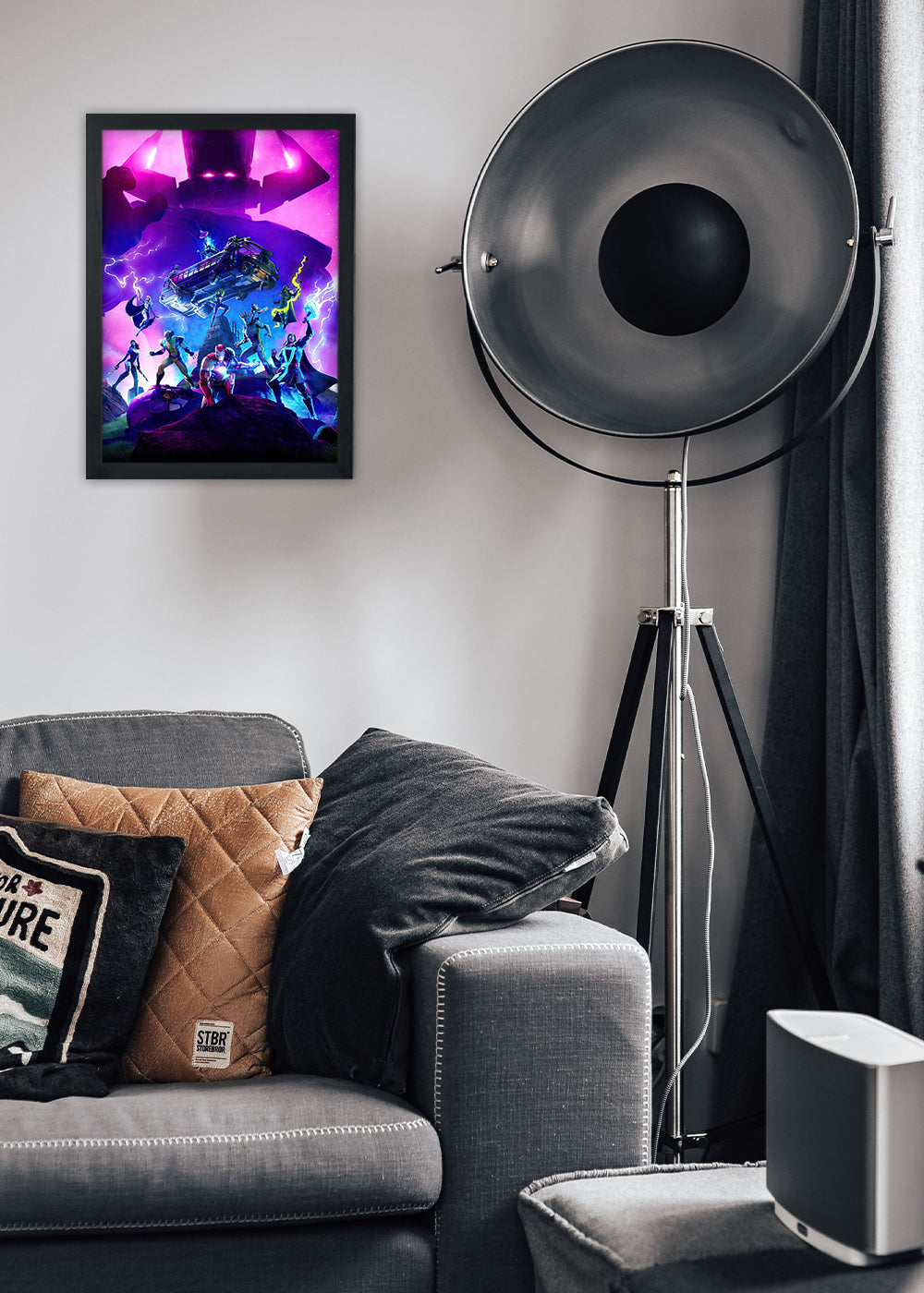 Quadro Decorativo Fortnite - Com vidro