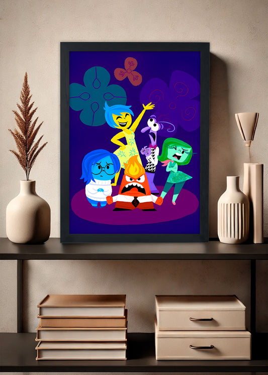 Quadro Decorativo A turma de Divertidamente