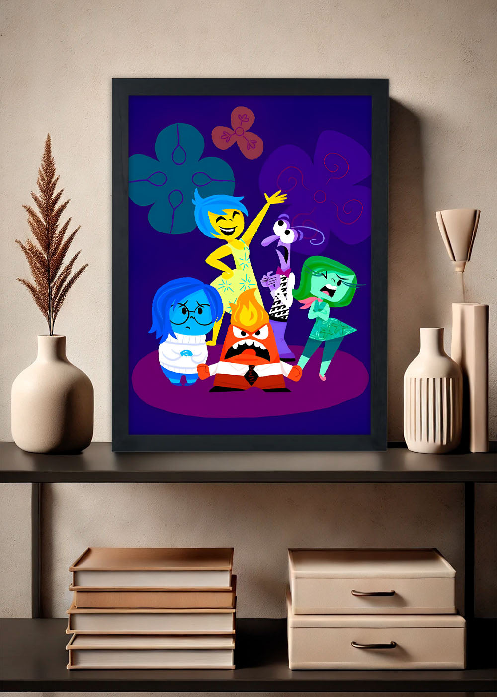 Quadro Decorativo A turma de Divertidamente