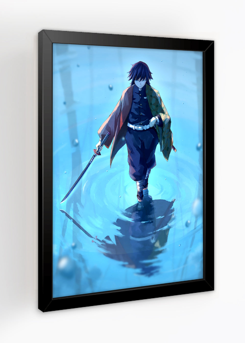 Quadro Decorativo Demon Slayer - Giyu Tomioka - Com vidro