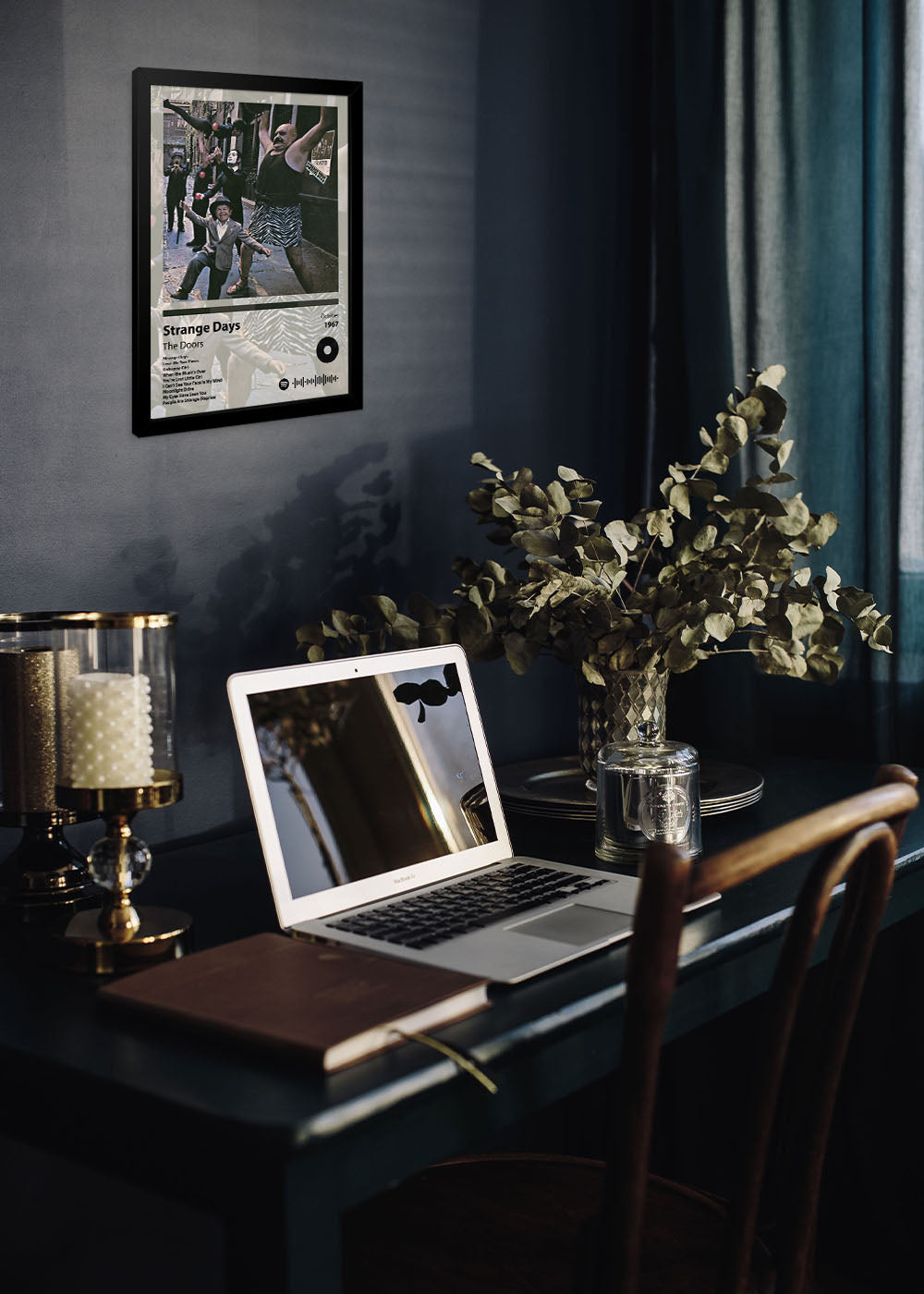 Quadro Strange Days  - The Doors - Com vidro