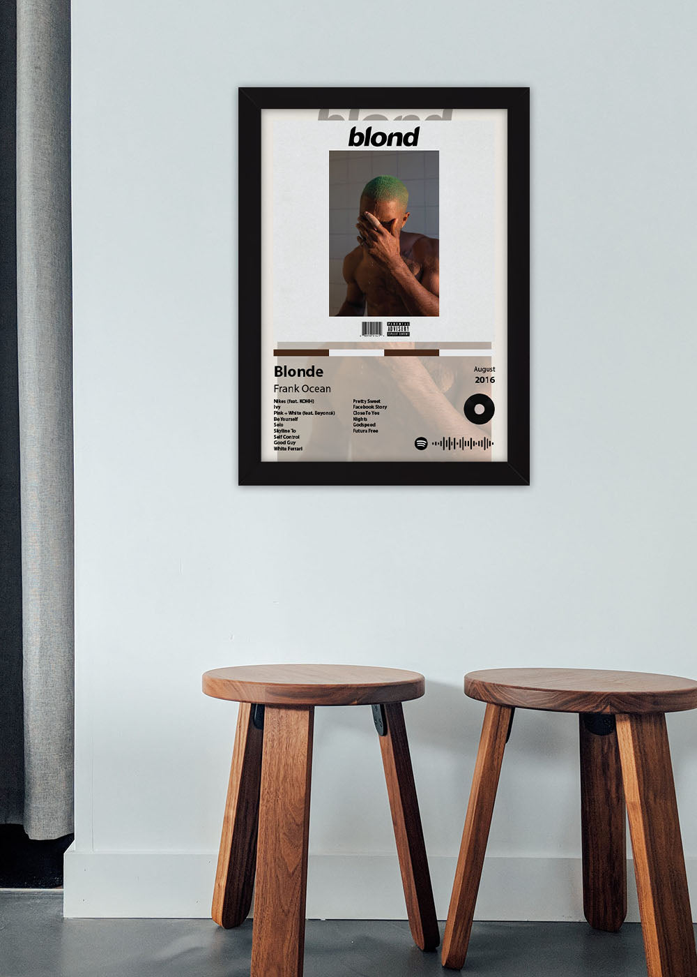 Quadro Decorativo Blonde - Frank Ocean