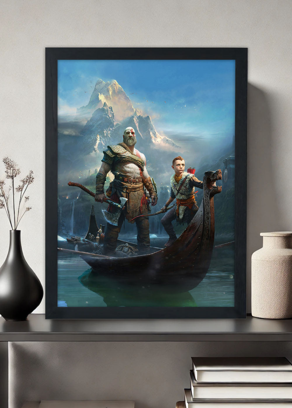 Quadro God of War - Com vidro