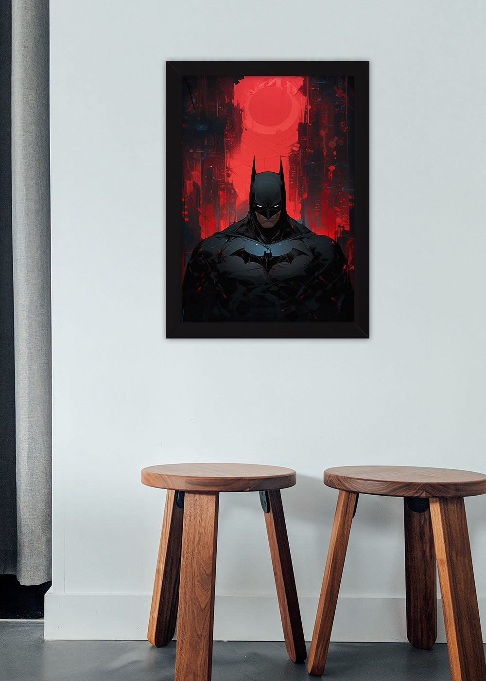 Quadro Decorativo Batman - DC - Com vidro