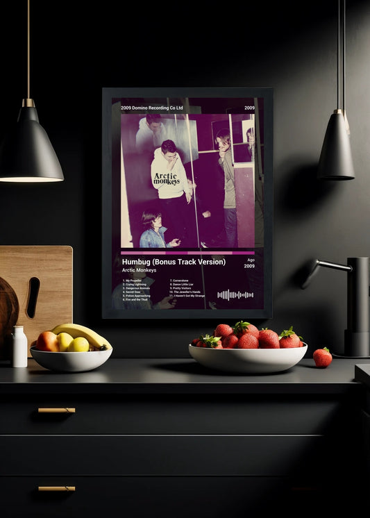 Quadro Arctic Monkeys Humbug (Bonus Trac... (Dark) Com Vidro