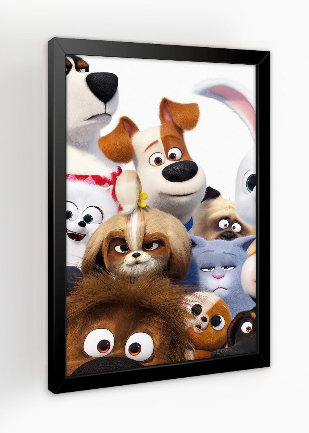 Quadro Decorativo A vida secreta dos bichos - Com vidro