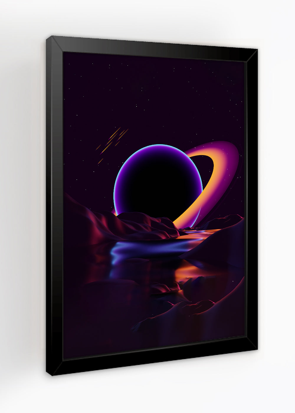 Quadro Decorativo A infinita Galaxia - Com vidro